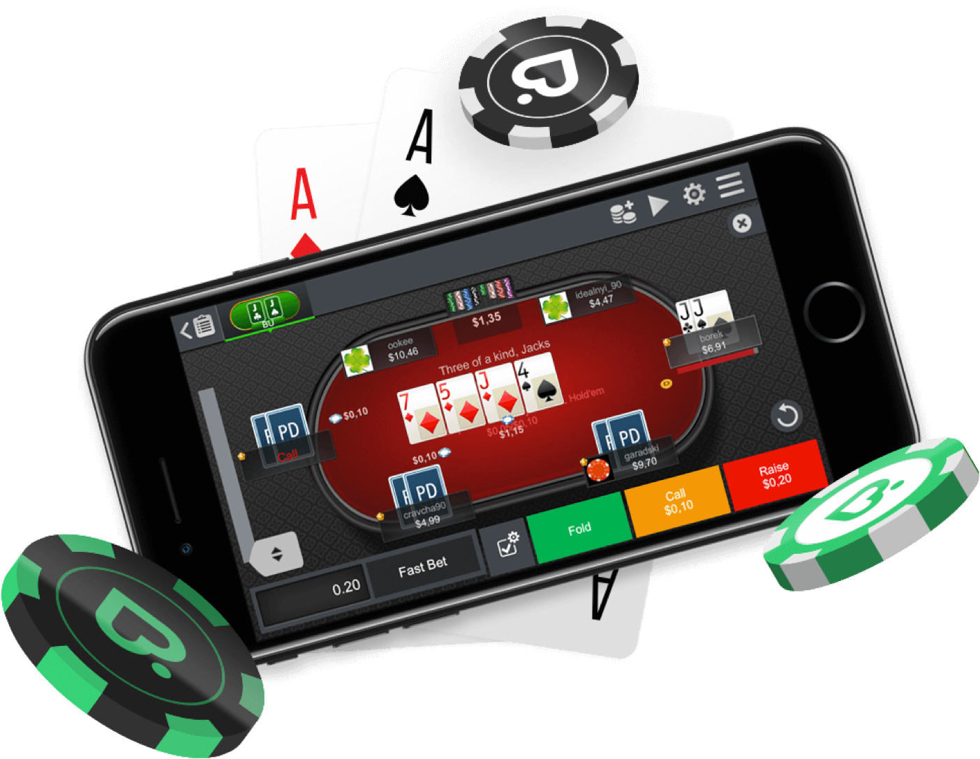 Скачать мобильное приложение ПокерДом